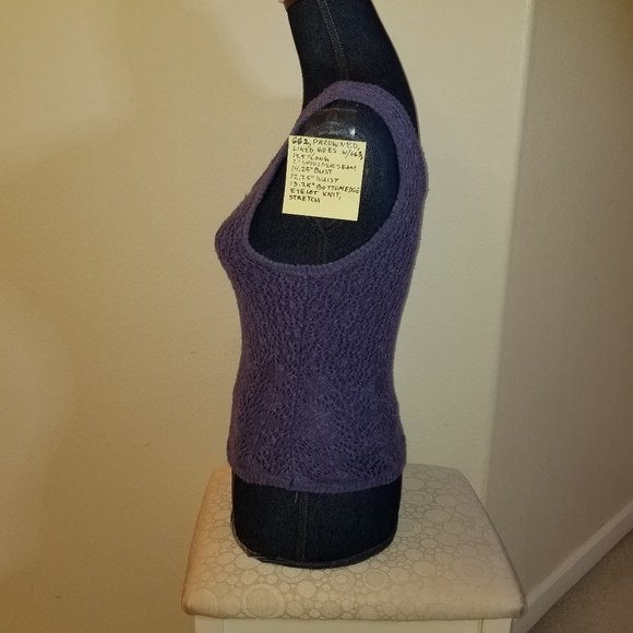 #662 Preowned Columbia Periwinkle Knit PS Top - Picture 5 of 9